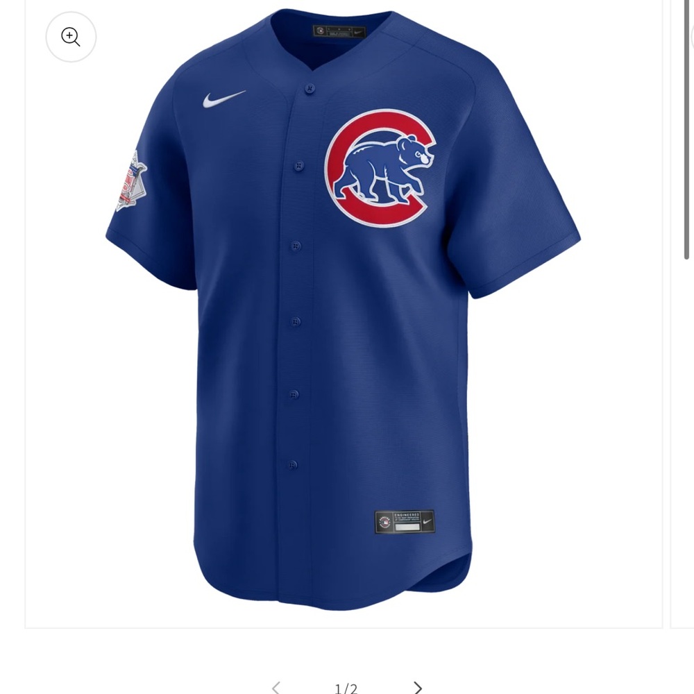 Chicago Cubs Nike Blue Alternate Limited Jersey